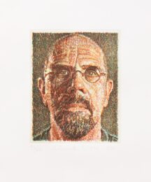 Sp Scribble by Chuck Close at Jim Kempner Fine Art