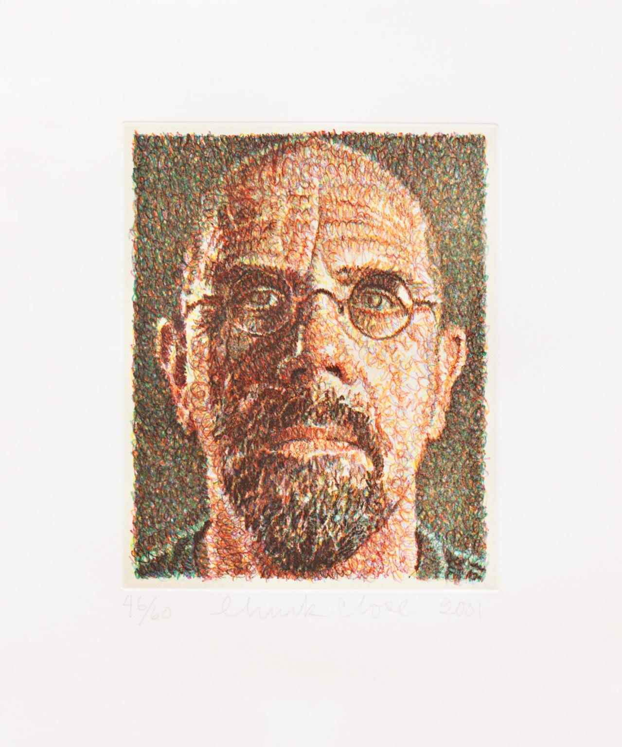 Sp Scribble by Chuck Close