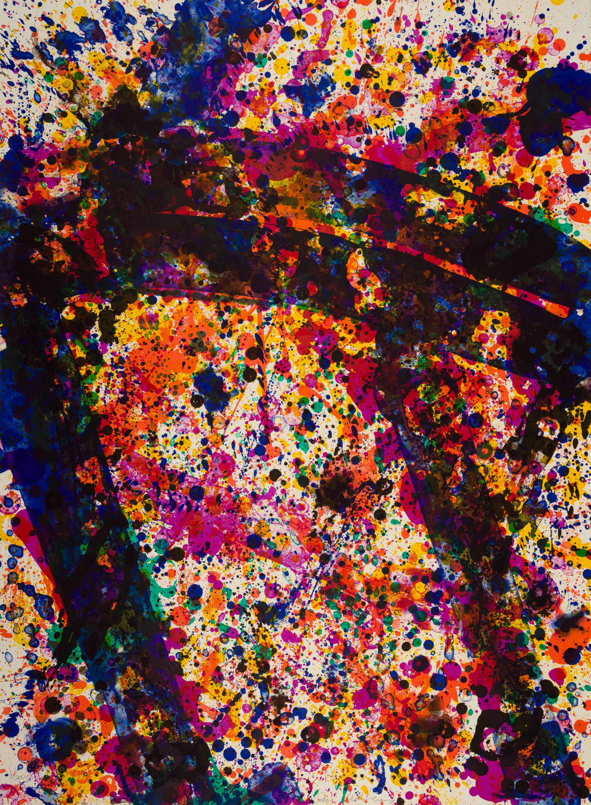 Coral Poles by Sam Francis