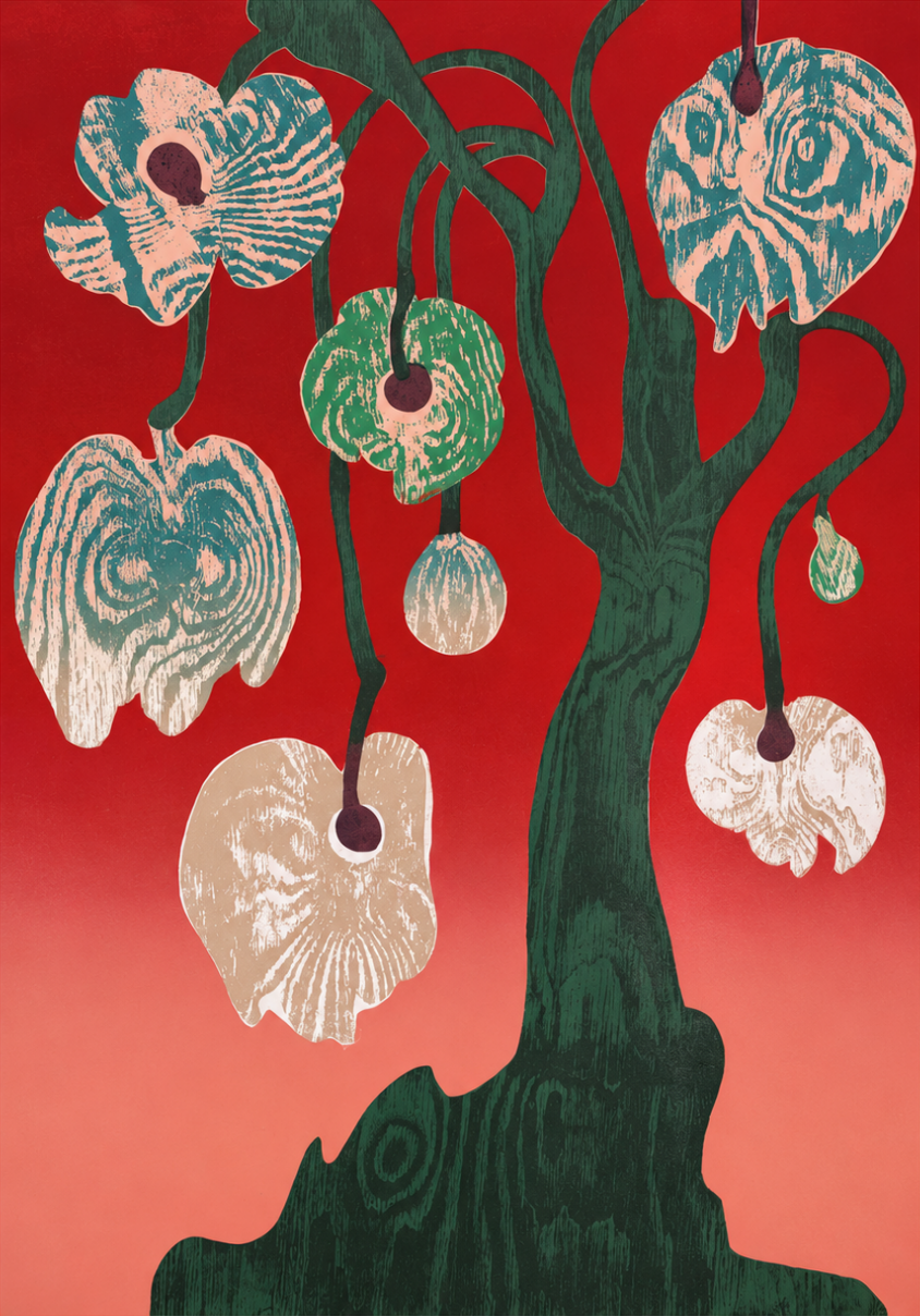 Flowering Tree by Inka Essenhigh