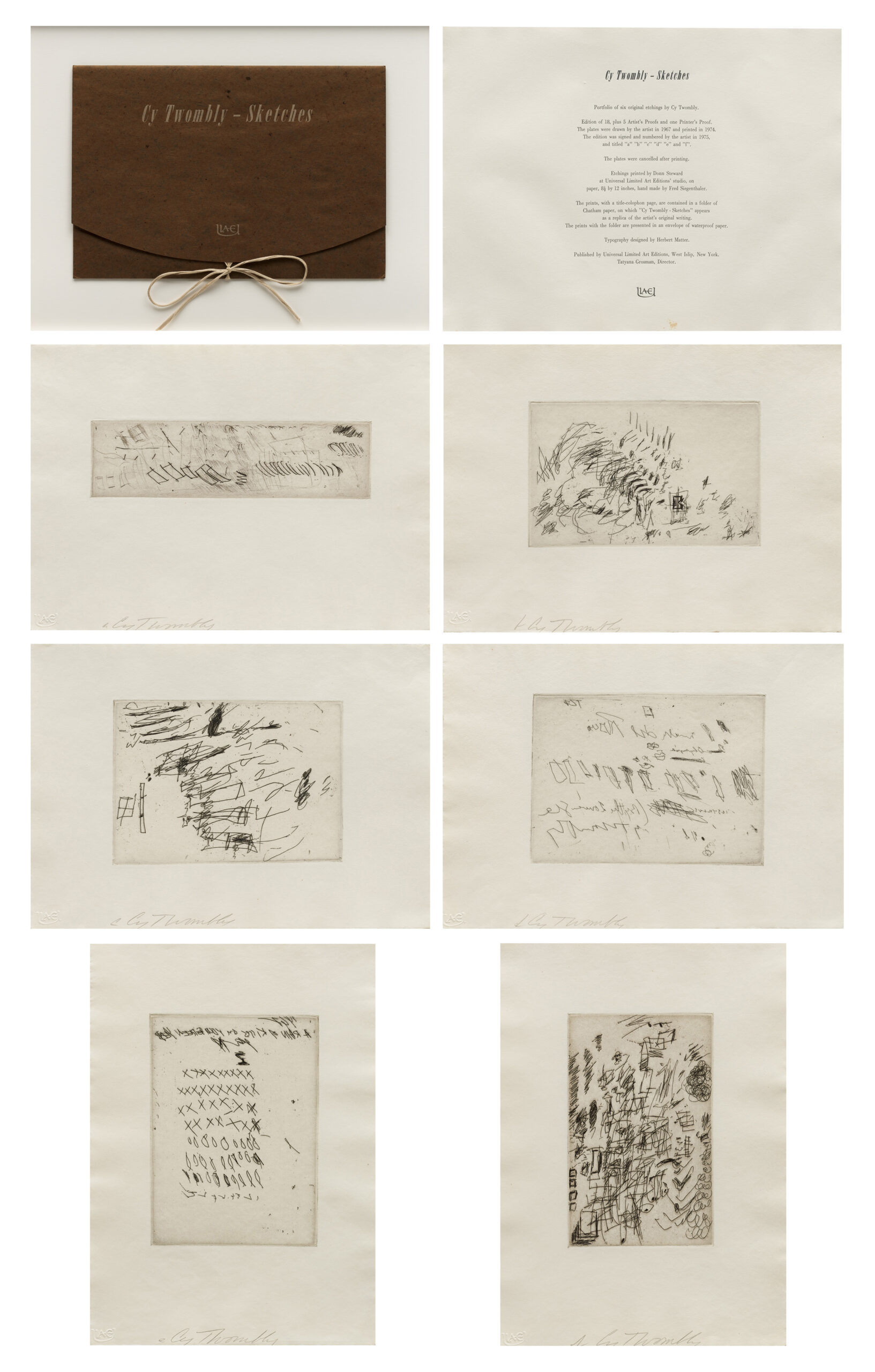 Sketches by Cy Twombly