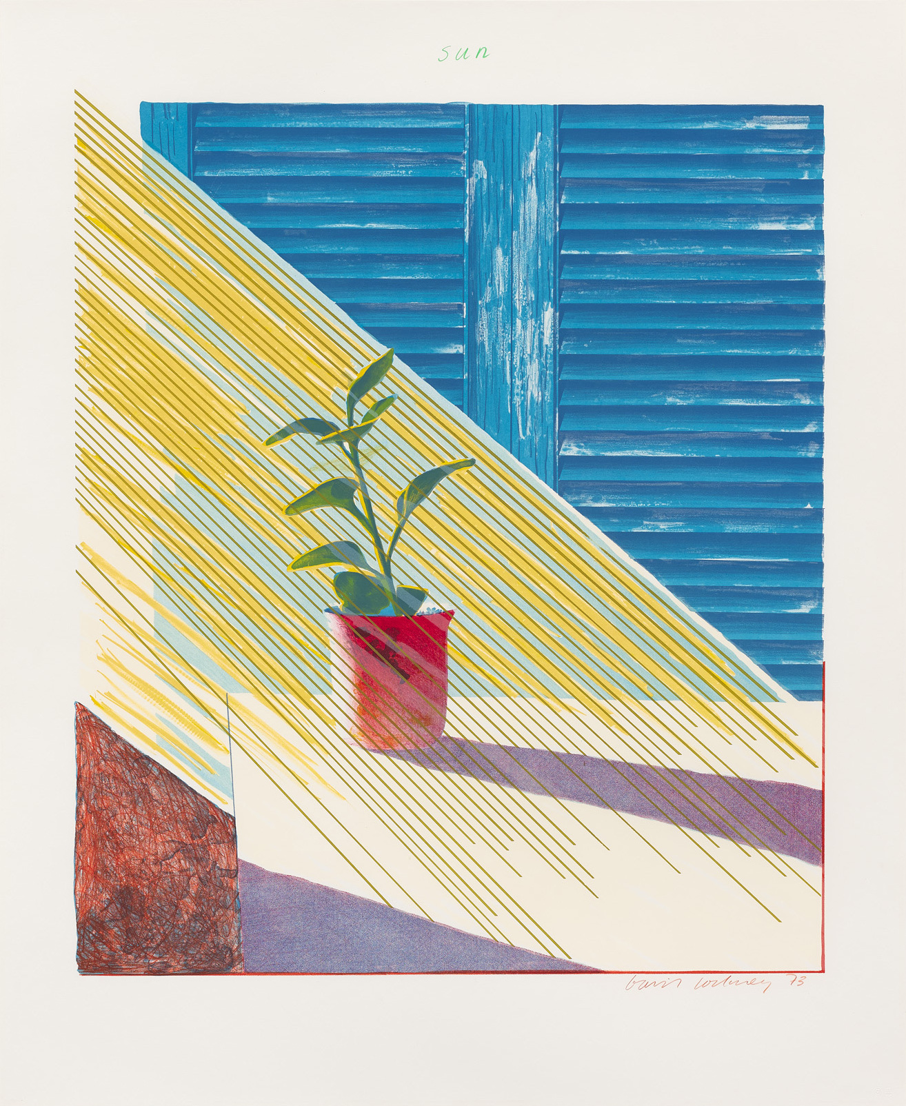 Sun by David Hockney