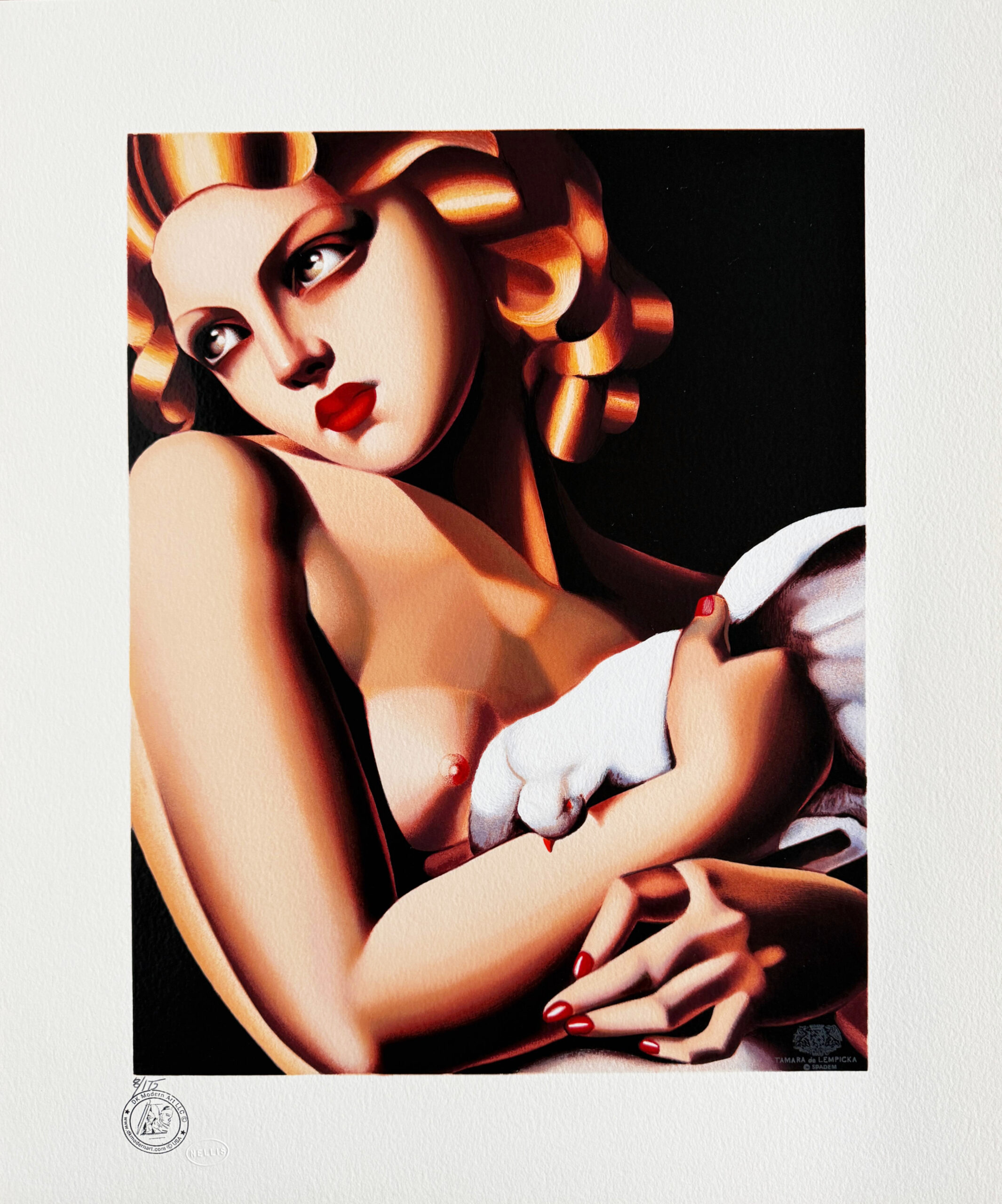 Femme a la Colombe by Tamara de Lempicka