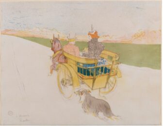 Partie de Campagne ou La Charette Anglaise by Henri de Toulouse-Lautrec at Emanuel von Baeyer - Cabinet