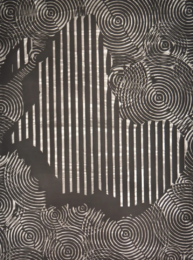 Map in front of the mirror (Africa) by Alexandre Arrechea at Galería La Caja Negra