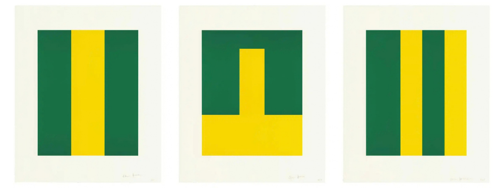 Verde y Amarillo by Carmen Herrera