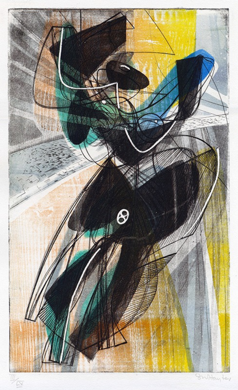 Danse du soleil (Sun Dance or Sun Dancer) by Stanley William Hayter
