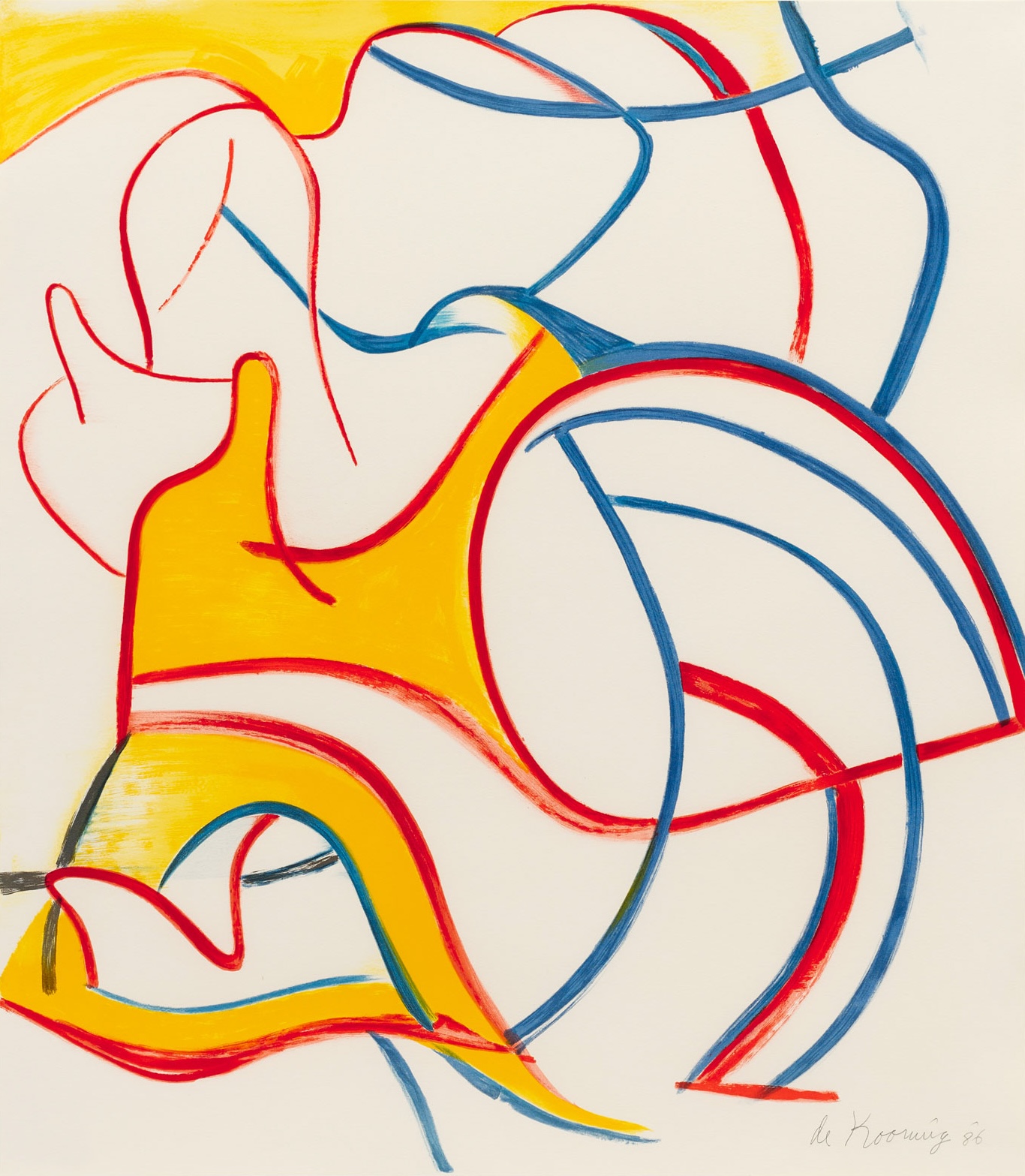 Untitled (from the Quatre Lithographies series) by Willem De Kooning