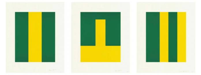 Verde y Amarillo by Carmen Herrera at ULAE