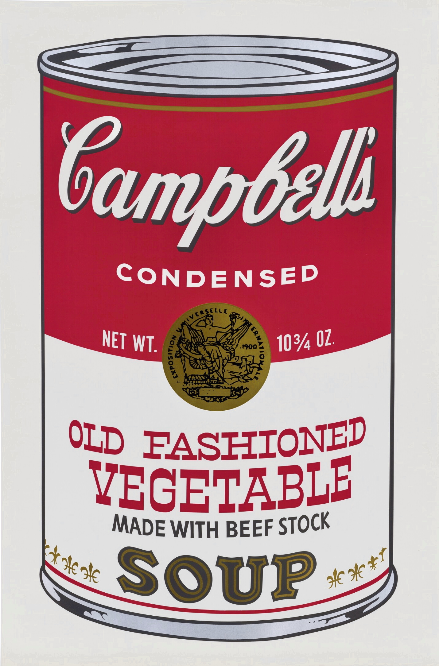 Campbell’s Soup II: Old Fashioned Vegetable by Andy Warhol