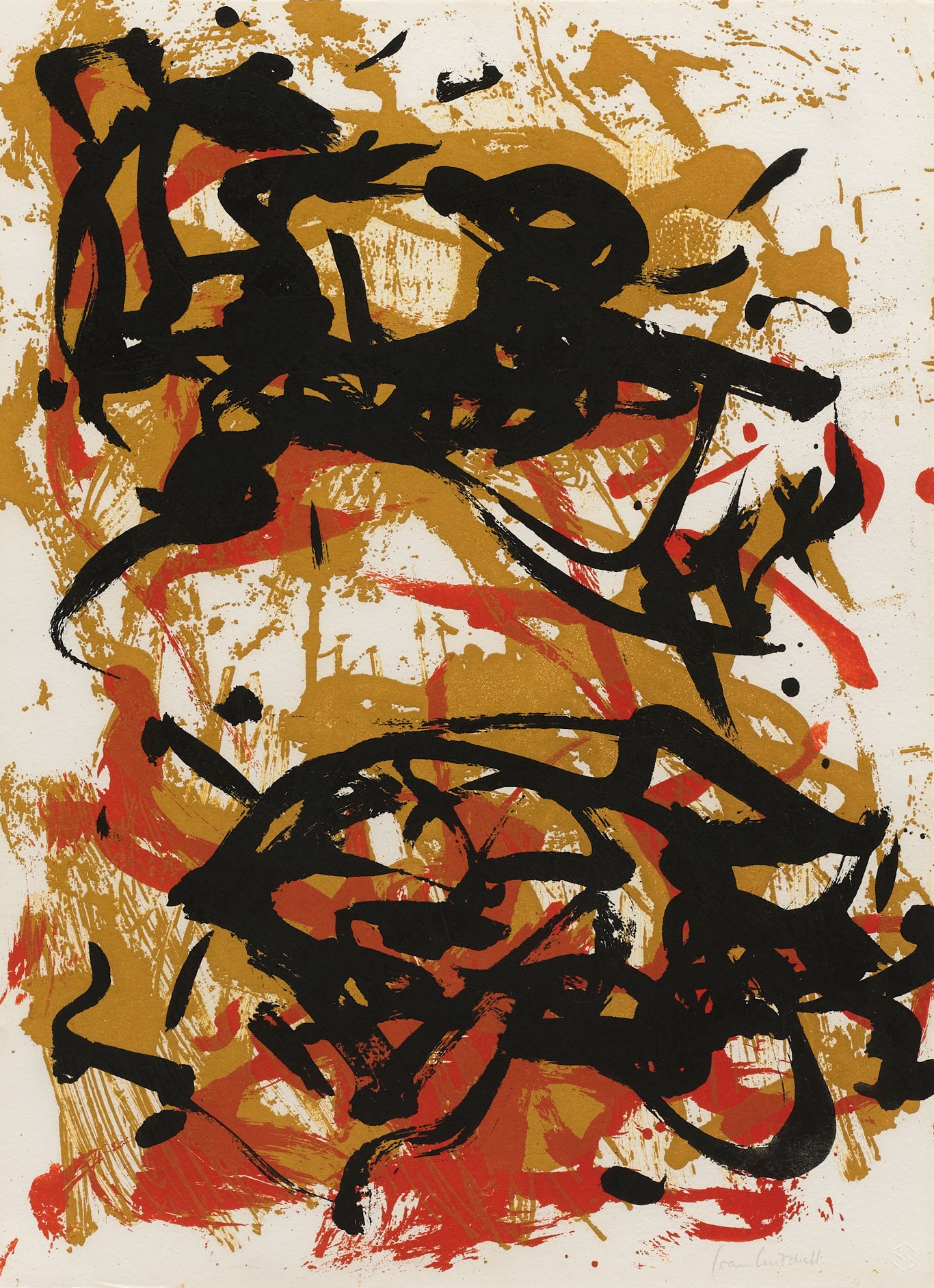Weeds iii by Joan Mitchell