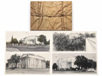 Wrapped Kunsthalle Bern, Project (complete portfolio of four) by Christo at Epicentrum Art Gallery