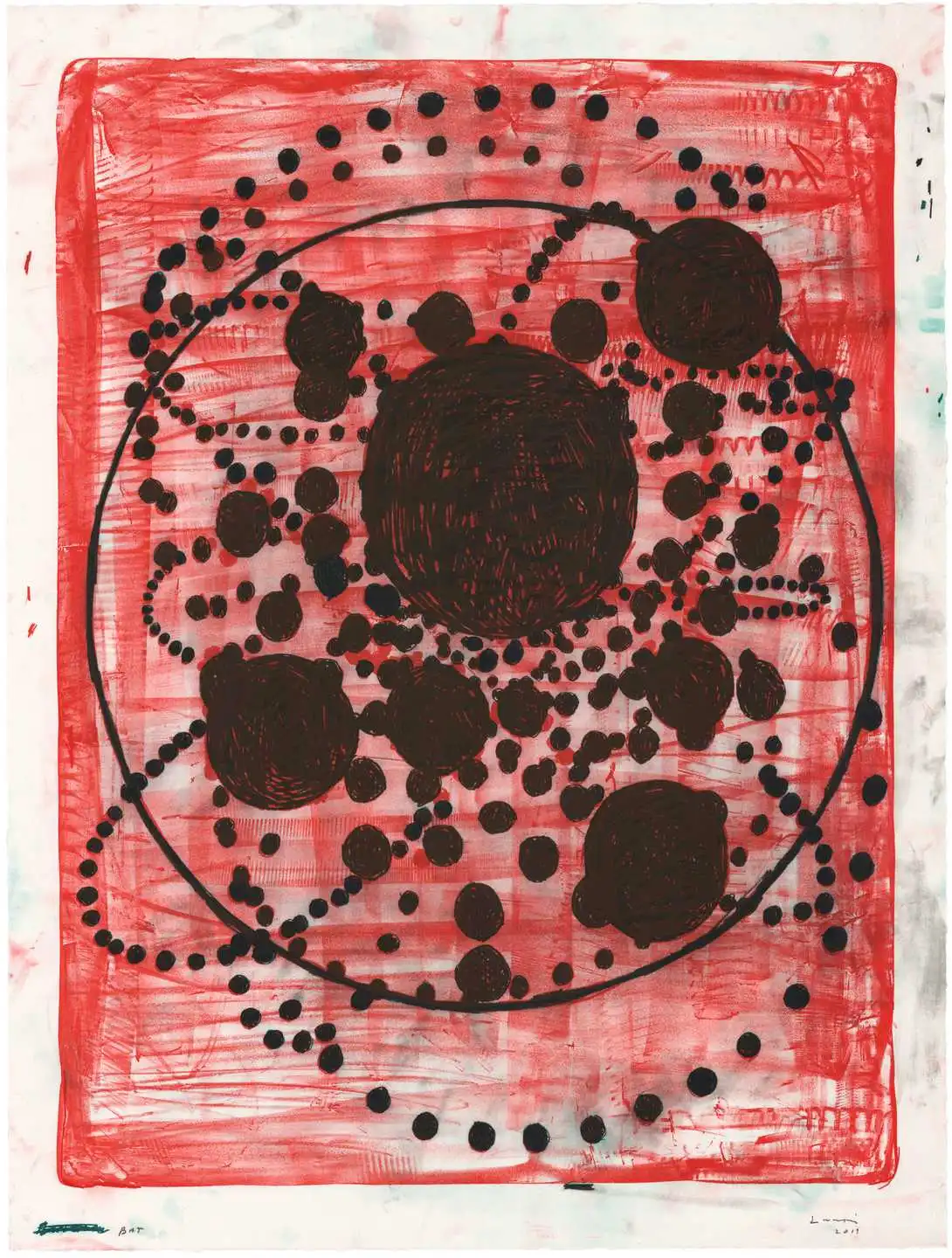Red Stone by Terry Winters