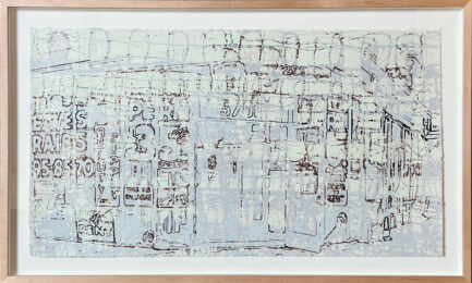 Untitled #41 by Mark Bradford at Jim Kempner Fine Art